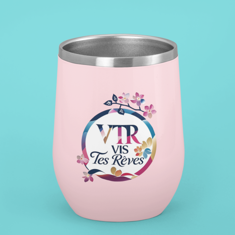Thermo Wine Mug Light_Pink VTR Vis Tes Rêves Multicolor