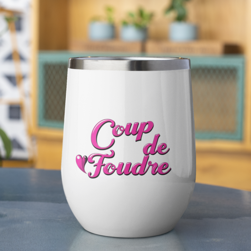 Thermo Wine Mug White Coup de Foudre