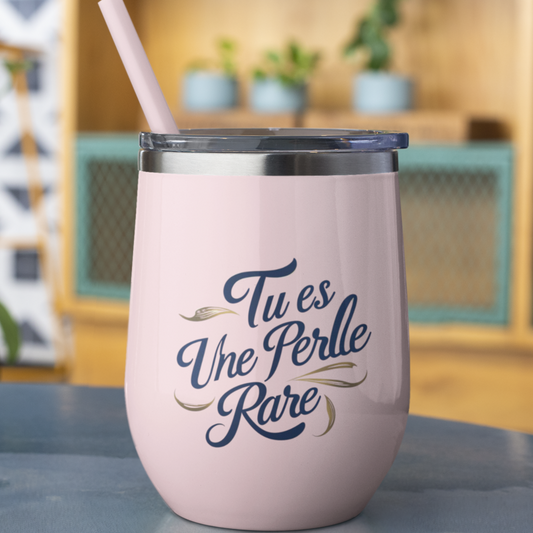 Thermo Wine Mug Light_Pink Tu es Une Perle Rare