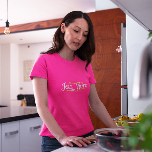 Tee Shirt Pink Joie de Vivre