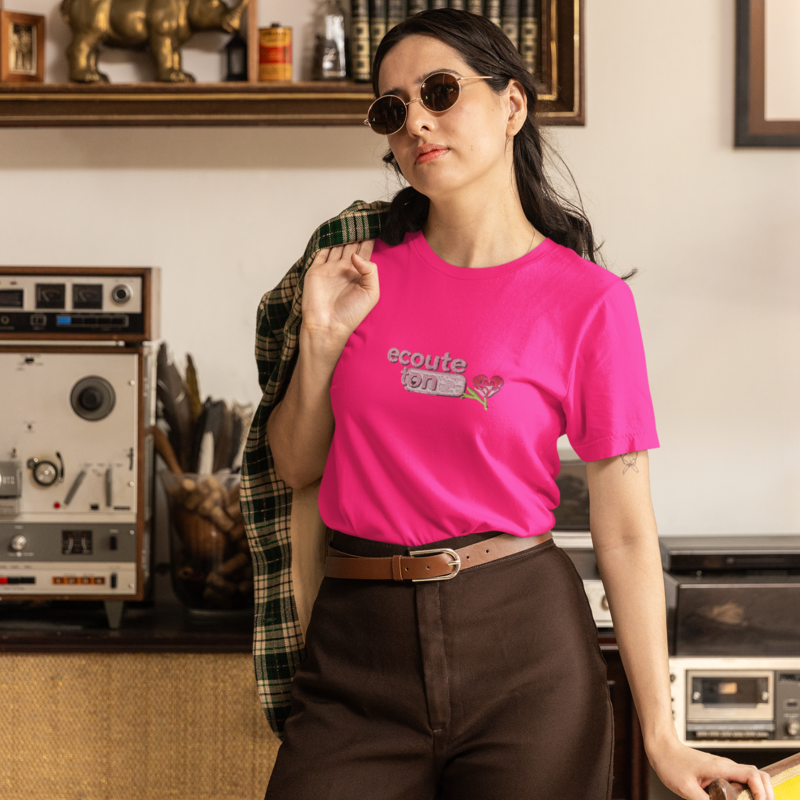 Tee Shirt Pink Ecoute Ton Coeur