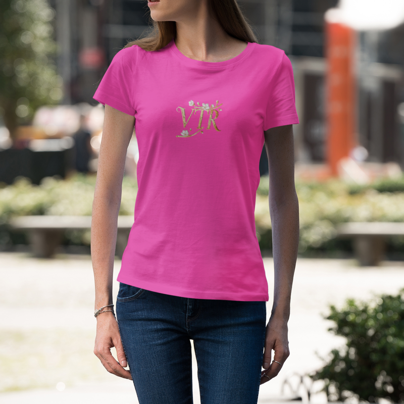 Tee Shirt Pink VTR Gold Sakura