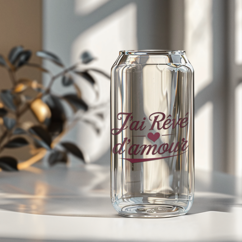 Glass Tumbler J'ai Rêvé d'Amour
