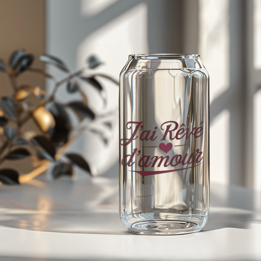 Glass Tumbler J'ai Rêvé d'Amour