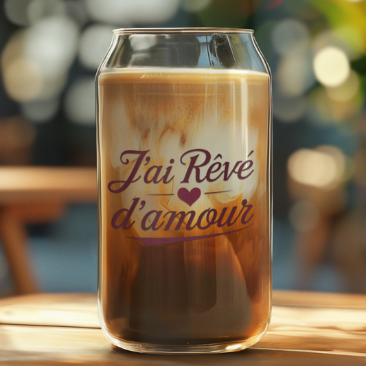 Glass Tumbler J'ai Rêvé d'Amour