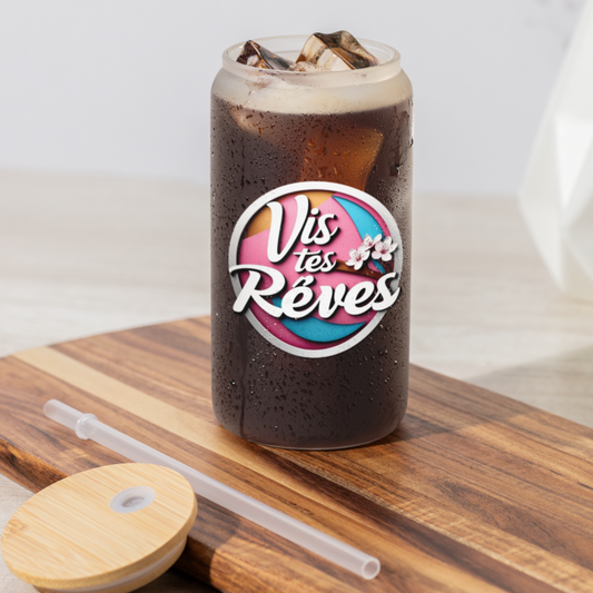 Glass Tumbler Vis Tes Rêves Circle