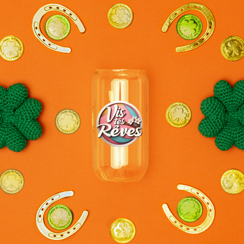 Glass Tumbler Vis Tes Rêves Circle