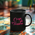 Load image into Gallery viewer, Mug Black Coup de Foudre
