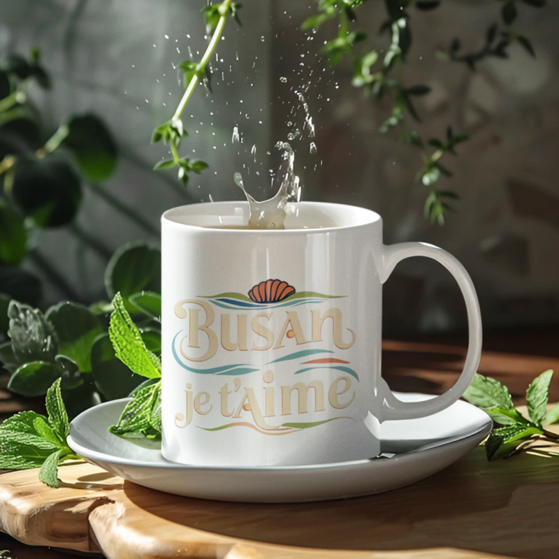 Mug White Busan Je t'Aime