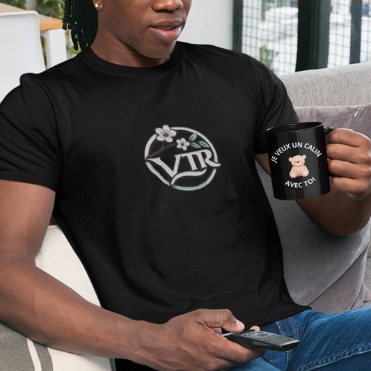 Mug Black Je Veux un Câlin Avec Toi