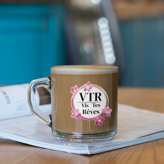 Glass Mug Vis Tes Rêves Circle Sakura