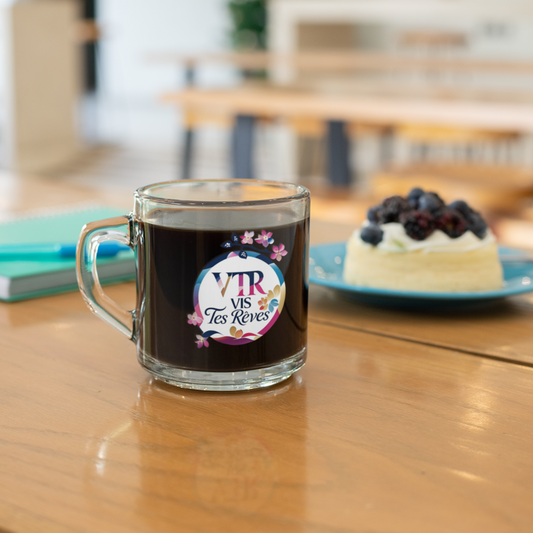 Glass Mug Vis Tes Rêves Circle Color
