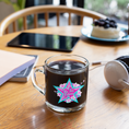 Load image into Gallery viewer, Glass Mug Vis Tes Rêves Star Blue Pink
