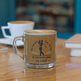 Load image into Gallery viewer, Glass Mug Je ne Peux Pas J'ai Golf Man

