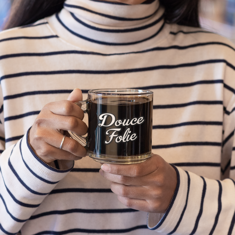 Glass Mug Douce Folie