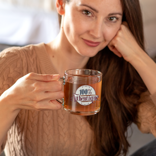 Glass Mug 100% Authentique