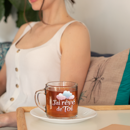 Glass Mug j'ai Rêvé de Toi