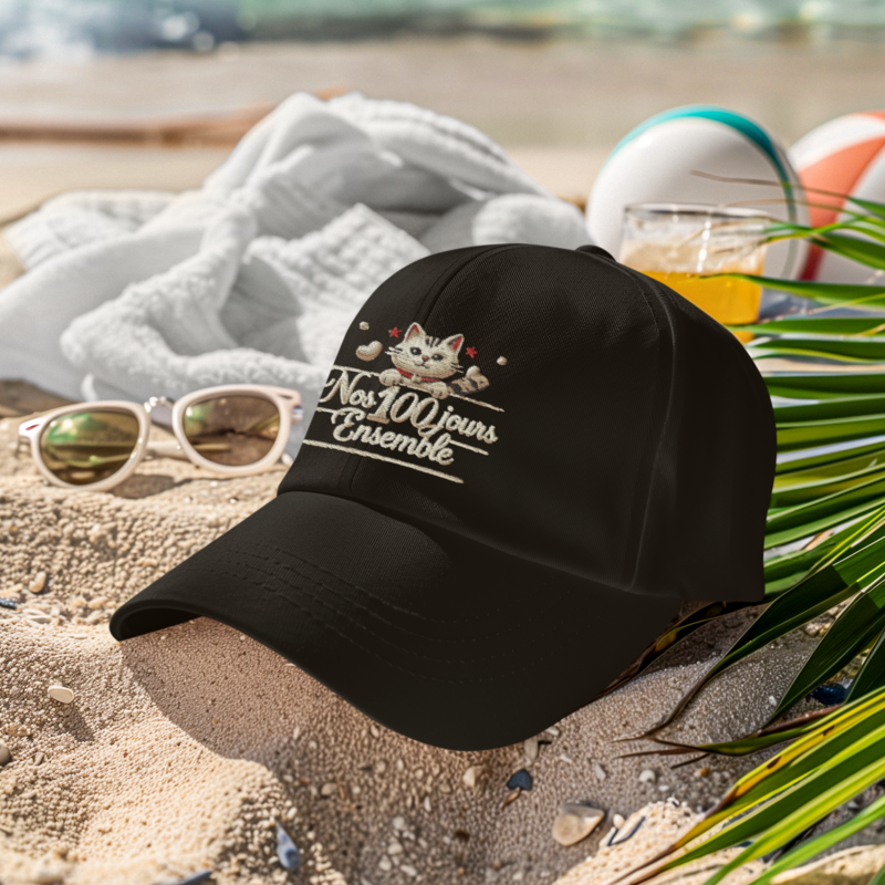 Cap Black 100 Jours Ensemble Cat