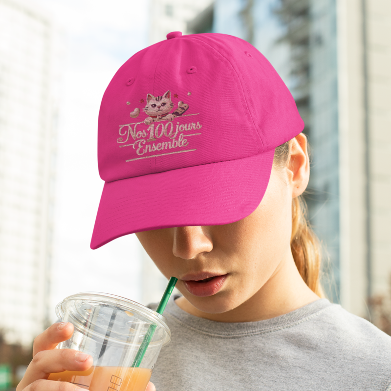 Cap Pink 100 Jours Ensemble Cat