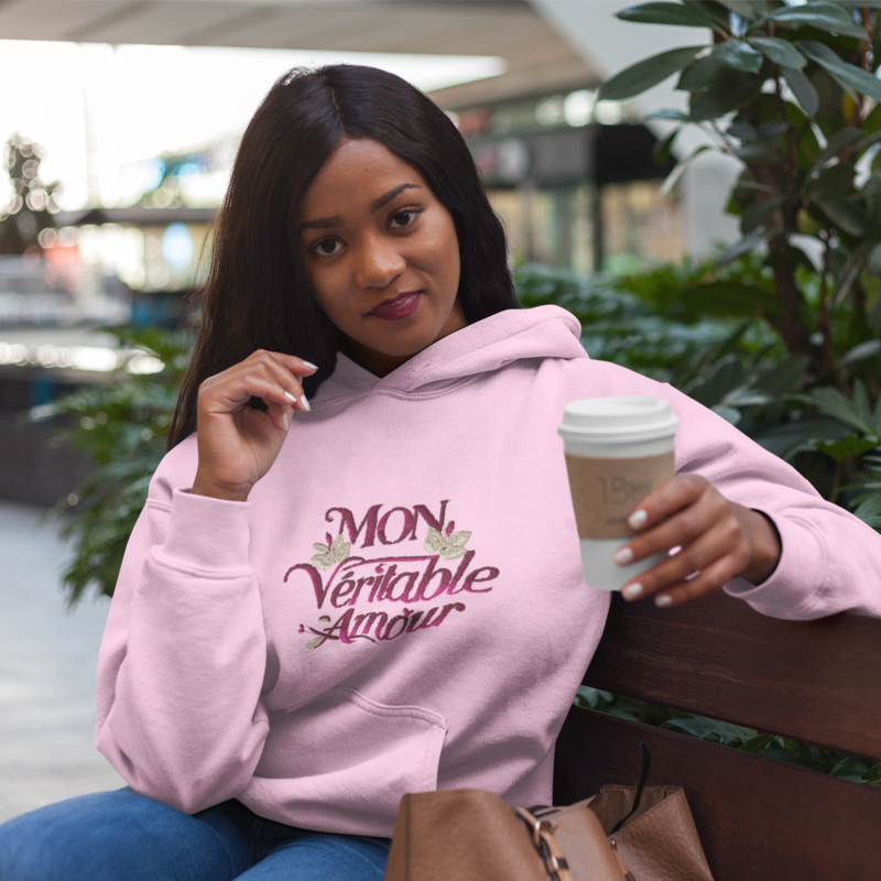 Hoodie Pink Mon Véritable Amour
