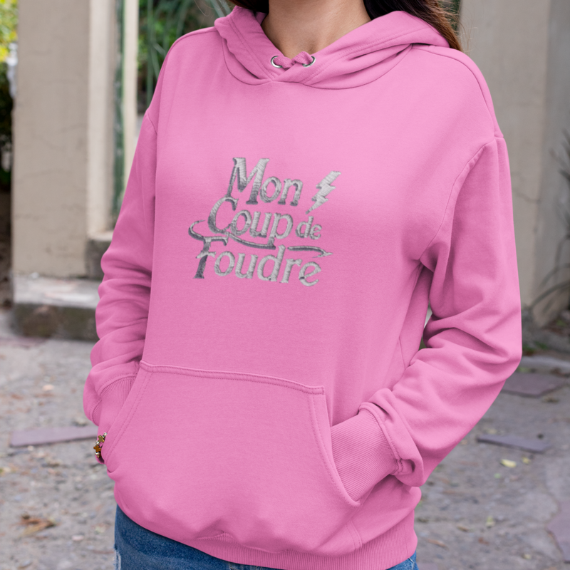 Hoodie Pink Mon Coup de Foudre