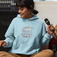 Load image into Gallery viewer, Hoodie Blue Seoul Je t'Aime
