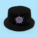 Load image into Gallery viewer, Hat Bob Black Vis Tes Rêves Star Sakura
