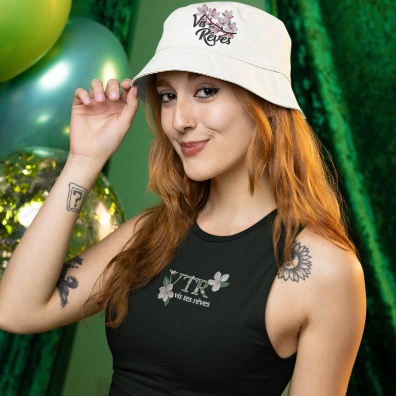 Hat Bob White Vis Tes Rêves Cherry Blossoms