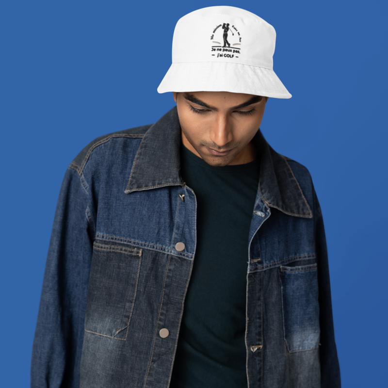 Hat Bob White Je ne Peux Pas J'ai Golf Man