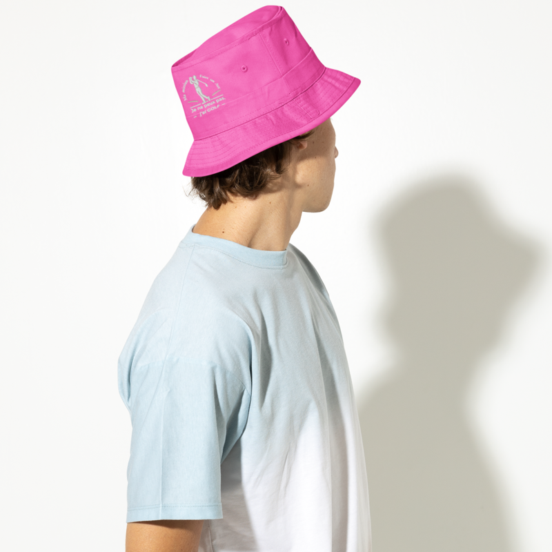 Hat Bob Pink Je ne Peux Pas J'ai Golf Man
