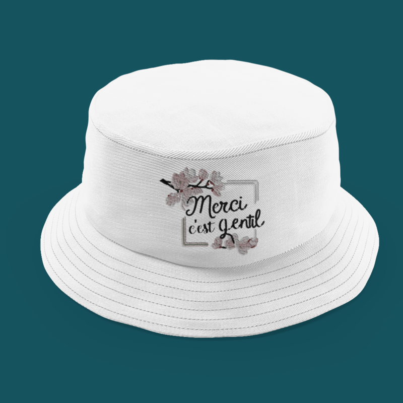 Hat Bob White Merci C'Est Gentil Rectangle