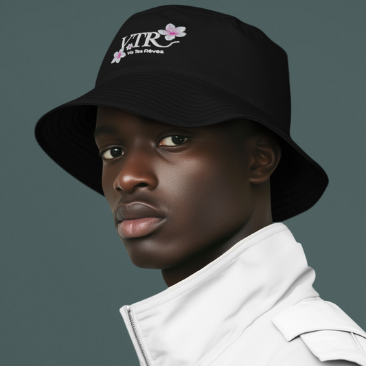 Hat Bob Black VTR White Sakura
