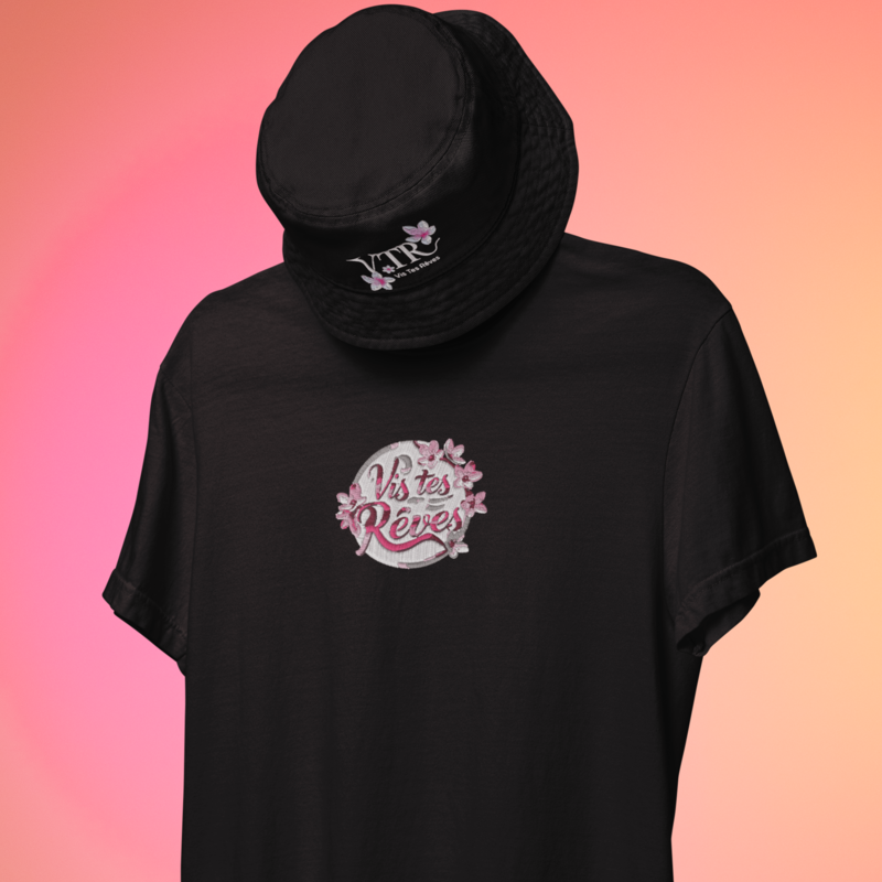 Hat Bob Black VTR White Sakura