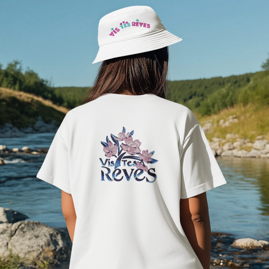 Hat Bob White VTR Vis Tes Rêves Blue Pink