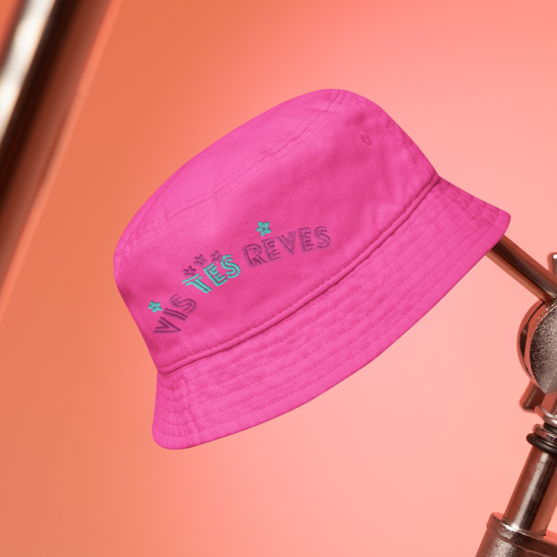 Hat Bob Pink VTR Vis Tes Rêves Blue Pink