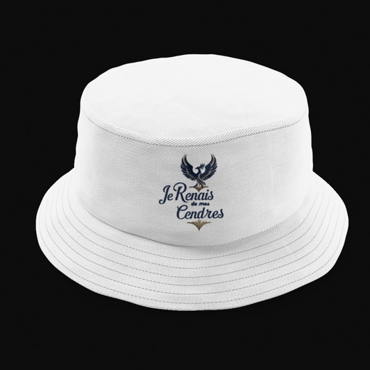 Hat Bob White Je Renais de Mes Cendres Phoenix Blue
