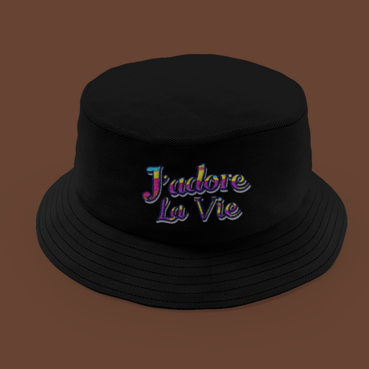 Hat Bob Black J'Adore La Vie Color