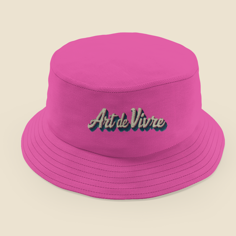 Hat Bob Pink Art de Vivre