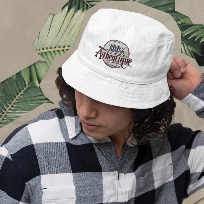 Hat Bob White 100% Authentique