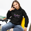 Load image into Gallery viewer, Hoodie Black j'Adore La Vie Color
