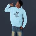 Load image into Gallery viewer, Hoodie Blue Je Renais de Mes Cendres
