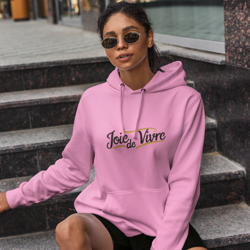 Hoodie Pink Joie de Vivre