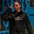 Load image into Gallery viewer, Hoodie Black La Positive Attitude
