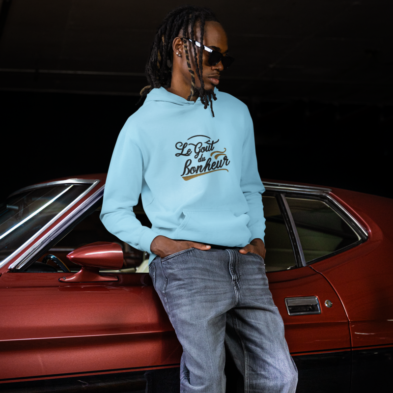 Hoodie Blue Le Goût du Bonheur