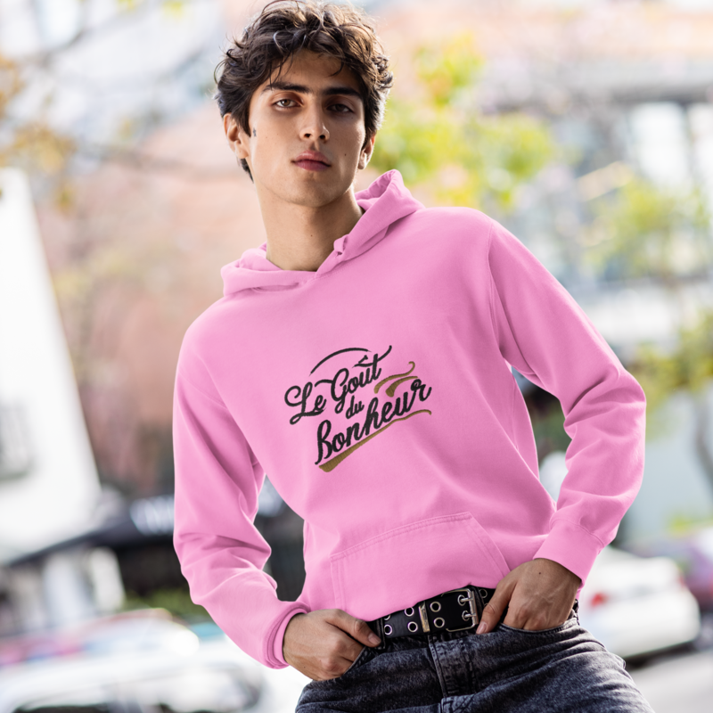 Hoodie Pink Le Goût du Bonheur