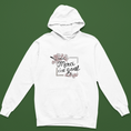 Load image into Gallery viewer, Hoodie White Merci C'Est Gentil Rectangle
