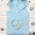 Load image into Gallery viewer, Hoodie Blue Mon Coeur Est à Toi
