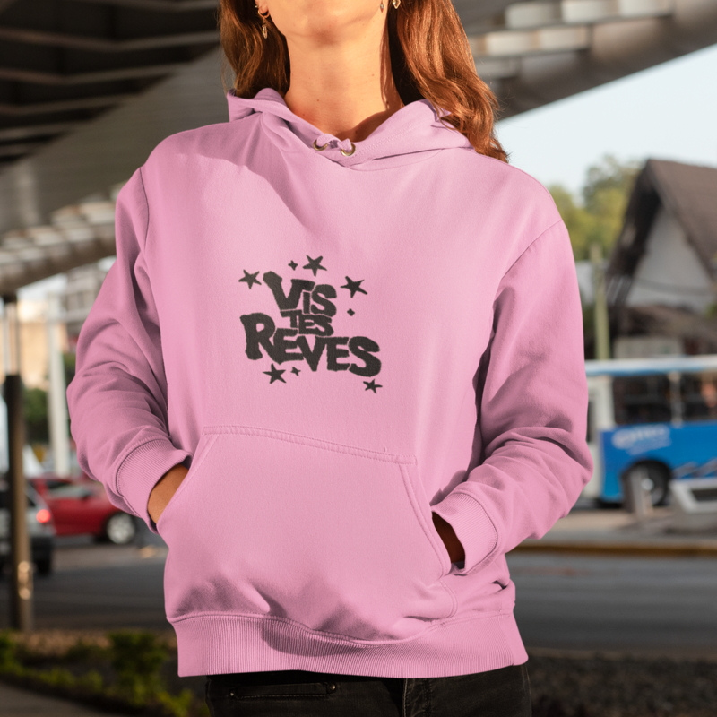 Hoodie Black Vis Tes Rêves Stars