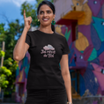 Load image into Gallery viewer, Tee Shirt Black J'ai Rêvé de Toi Cloud
