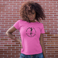 Load image into Gallery viewer, Tee Shirt Pink Je ne Peux Pas J'ai Golf Woman
